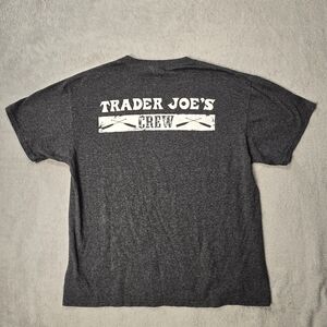 Trader Joe’s Crew Gray Workwear Employee Graphic T-Shirt Size M